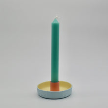 Load image into Gallery viewer, Candle Holder Blue/Yellow/Pink