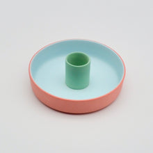Load image into Gallery viewer, Candle Holder Pink/Blue/Green