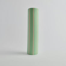 Load image into Gallery viewer, Coloured Striped Vase Miami Green (New)