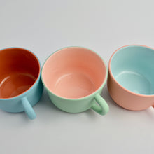 Load image into Gallery viewer, Large Cup Ocean Blue with Earthy Tone (New)