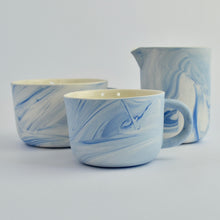 Load image into Gallery viewer, Creamer Jug Deep Blue Marble