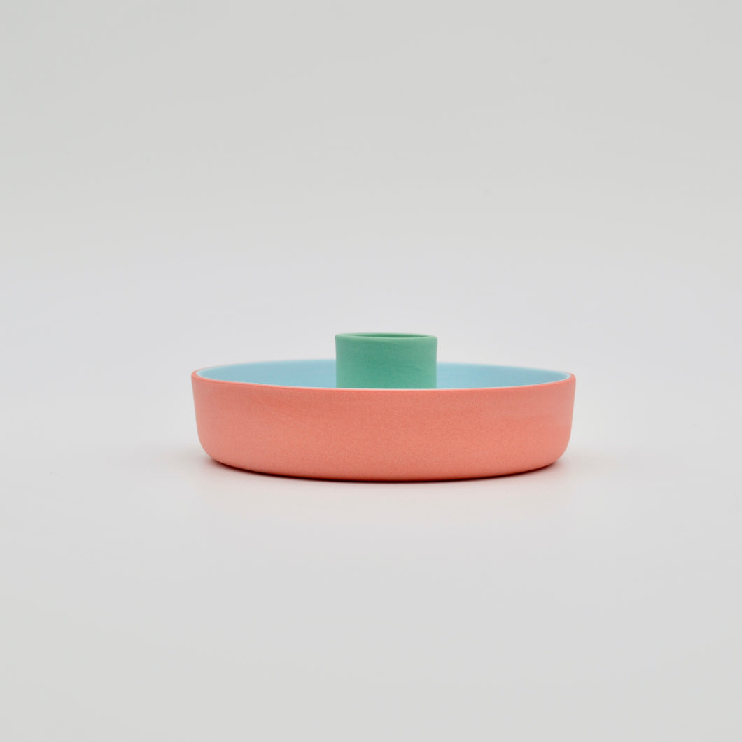 Candle Holder Pink/Blue/Green
