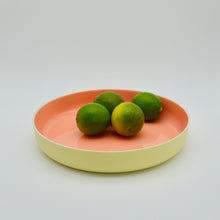 Load image into Gallery viewer, Serving Plate Naples Yellow/Siena Pink