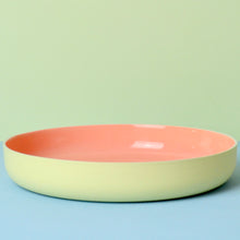 Load image into Gallery viewer, Serving Plate Naples Yellow/Siena Pink