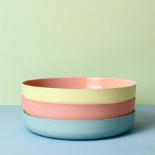 Load image into Gallery viewer, Serving Plate Naples Yellow/Siena Pink