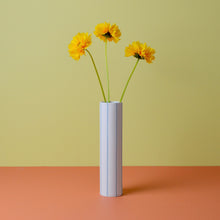 Load image into Gallery viewer, Striped Vase Blue