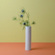 Load image into Gallery viewer, Striped Vase Blue
