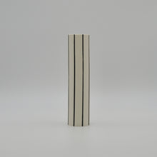 Load image into Gallery viewer, Striped Vase Black