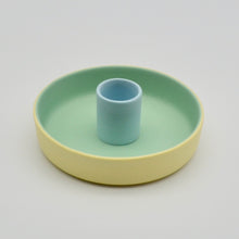 Load image into Gallery viewer, Candle Holder Yellow/Green/Blue
