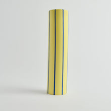 Load image into Gallery viewer, Coloured Striped Vase Naples Yellow (New)
