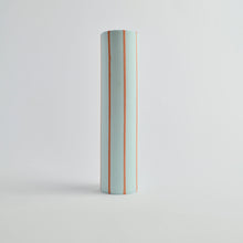 Load image into Gallery viewer, Coloured Striped Vase Ocean Blue (New)
