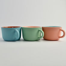Load image into Gallery viewer, Large Cup Ocean Blue with Earthy Tone (New)
