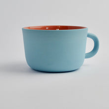 Load image into Gallery viewer, Large Cup Ocean Blue with Earthy Tone (New)
