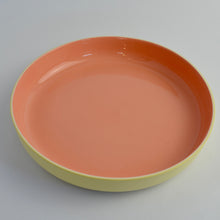 Load image into Gallery viewer, Serving Plate Naples Yellow/Siena Pink
