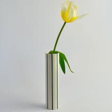 Load image into Gallery viewer, Striped Vase Emerald Green (New)
