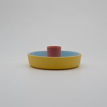 Load image into Gallery viewer, Candle Holder Yellow/Blue/Pink
