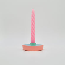 Load image into Gallery viewer, Candle Holder Pink/Blue/Green
